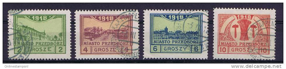 Poland/Polen: Przedborz Mi  3-6 B , Cancelled, Perfo 11,50 - Gebraucht