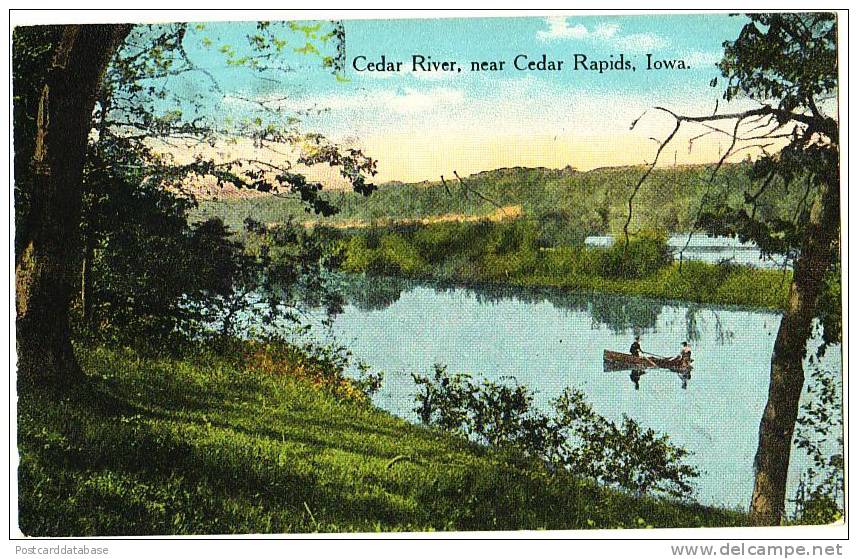 Cedar River, Near Cedar Rapids, Iowa - Cedar Rapids