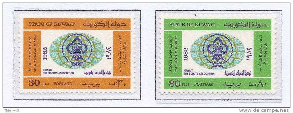 Kuwait 1982 - 75th Anniv Of  Scout Movement  Y&amp;T 906-07  SG 925-26  Mi. 924-25  MNH, NEUF, Postfrisch - Koeweit