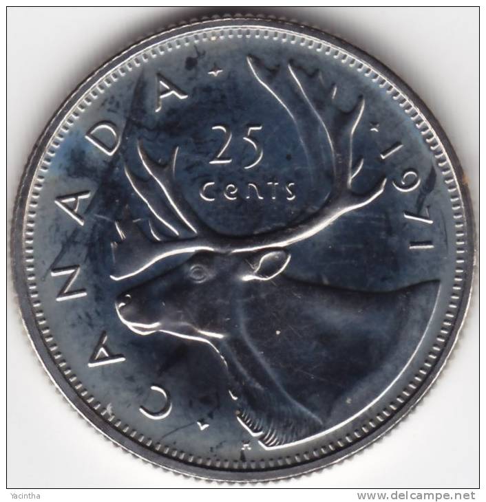 @Y@   CANADA  25 Cent 1971  UNC / Proof   (C649) - Canada