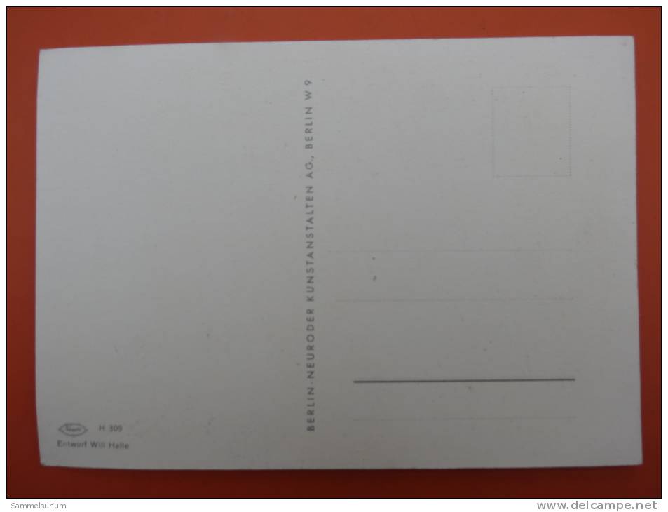 (2/5/72) AK "Ein Märchen!" Künstlerkarte Von Will Halle - Halle, Will