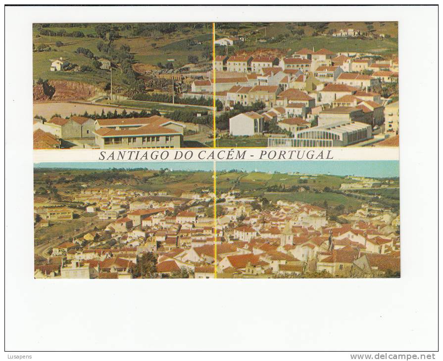 Portugal Cor 20267 - SANTIAGO DO CACÉM - ASPECTO DA VILA - Setúbal