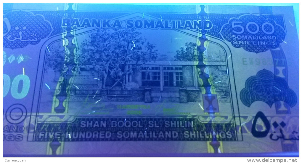 Somaliland P-6b 500 Shillin,  Bank /  Sheep, Port Of Berbera With Ship $10 CV! - Altri – Africa