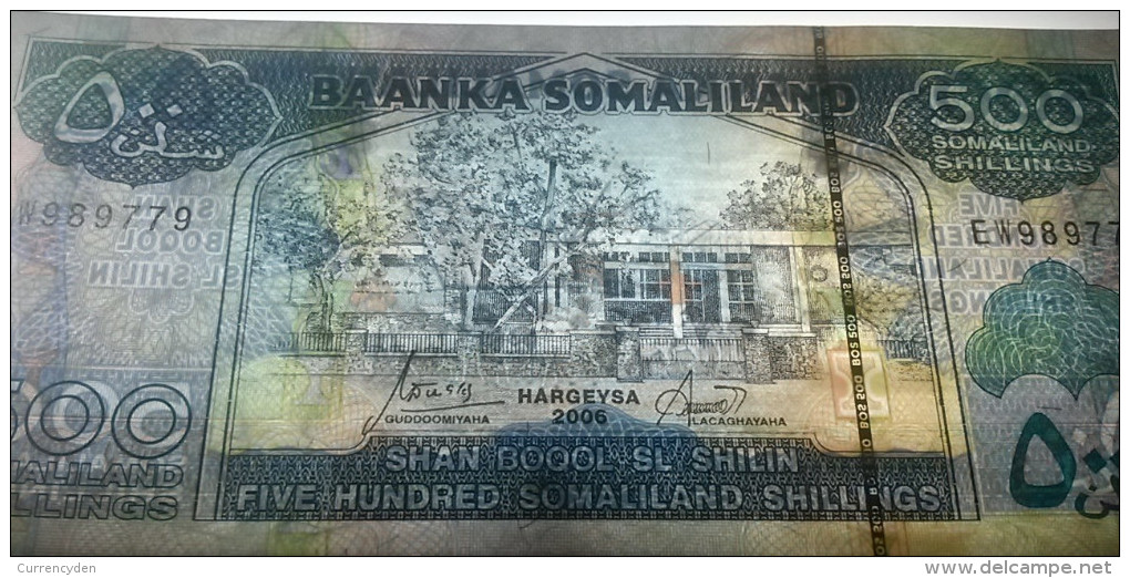 Somaliland P-6b 500 Shillin,  Bank /  Sheep, Port Of Berbera With Ship $10 CV! - Andere - Afrika