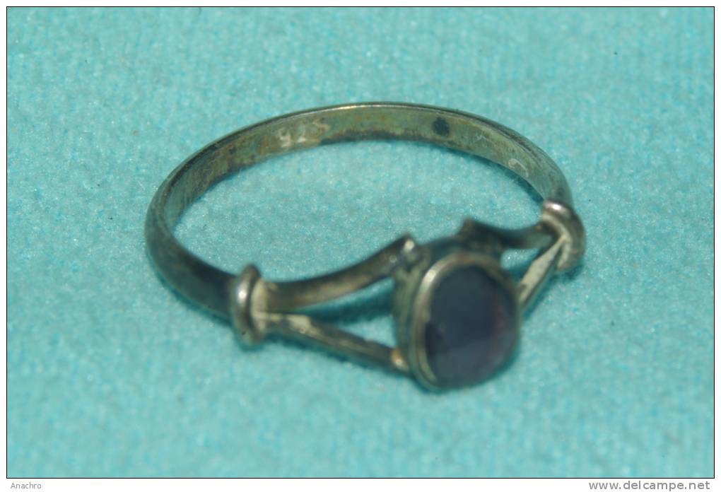 Petite BAGUE Ancienne ARGENT Et PIERRE Genre AMETHYSTE - Rings