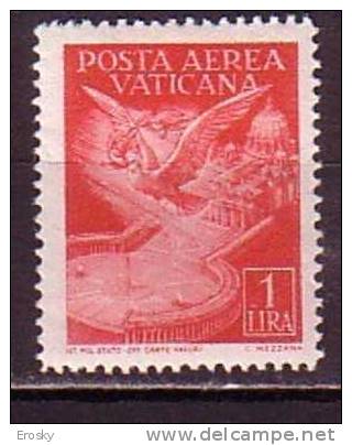 PGL - VATICANO AEREA SASSONE N°9 * - Poste Aérienne