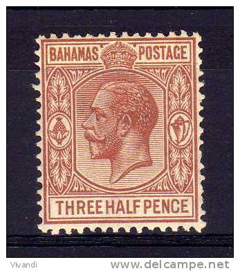 Bahamas - 1934 - 1½d Definitive (Watermark Multiple Script CA) - MH - 1859-1963 Colonie Britannique