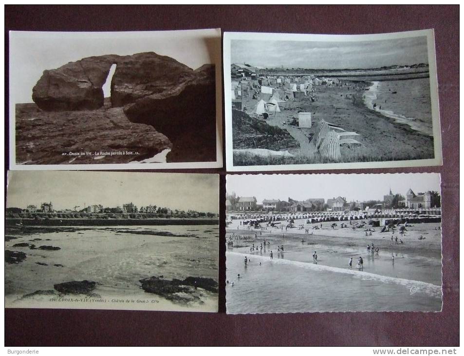 SAINT GILLES - CROIX DE VIE - SION / JOLI LOT DE 58 CARTES / TOUTES LES PHOTOS