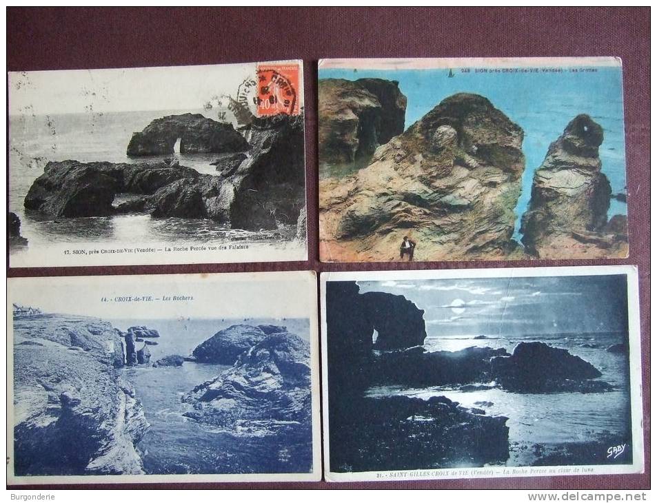 SAINT GILLES - CROIX DE VIE - SION / JOLI LOT DE 58 CARTES / TOUTES LES PHOTOS