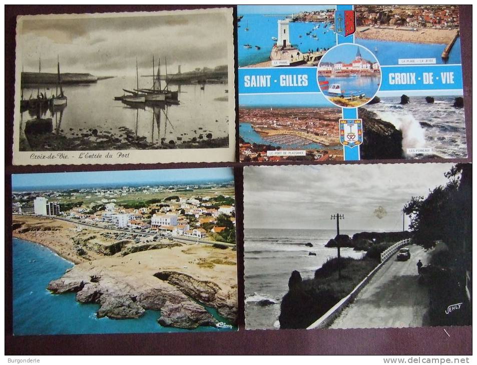 SAINT GILLES - CROIX DE VIE - SION / JOLI LOT DE 58 CARTES / TOUTES LES PHOTOS