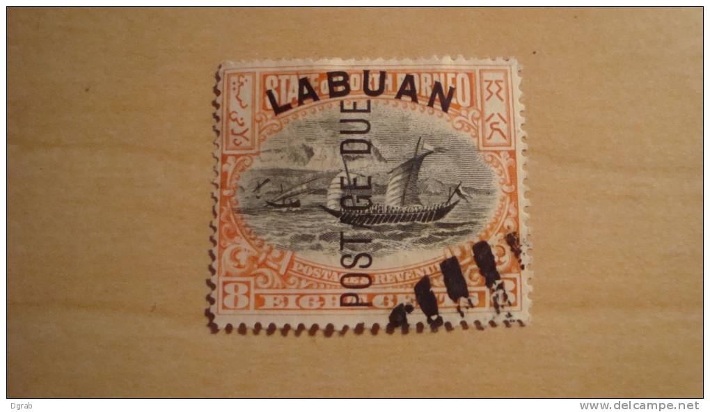 Labuan  1901  Scott #J6  Used - Noord Borneo (...-1963)