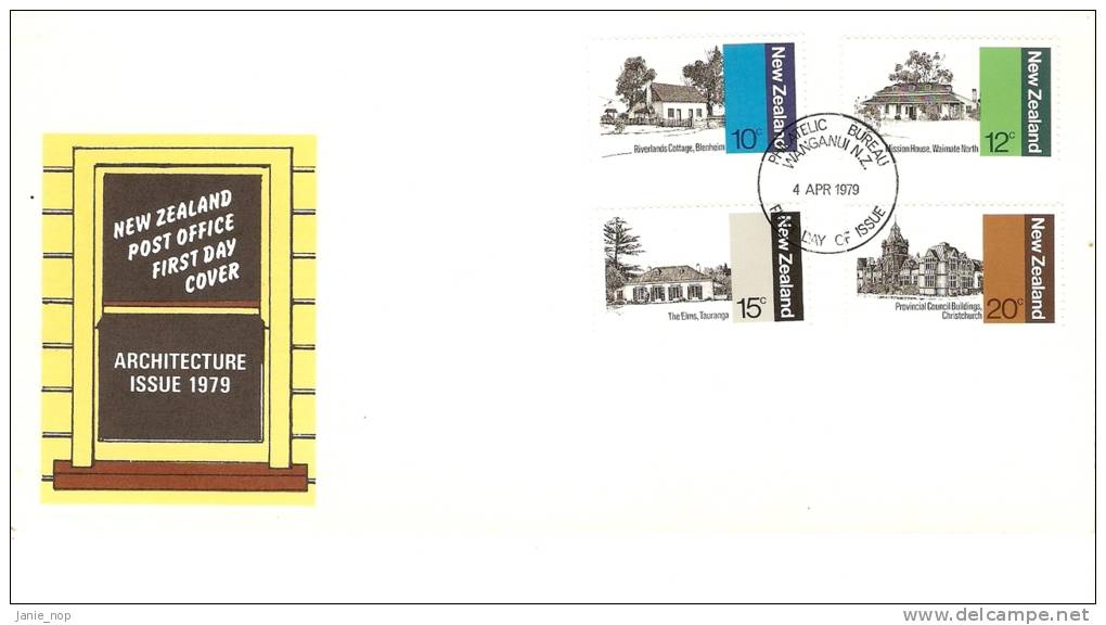 New Zealand 1979 Architecture FDC - FDC