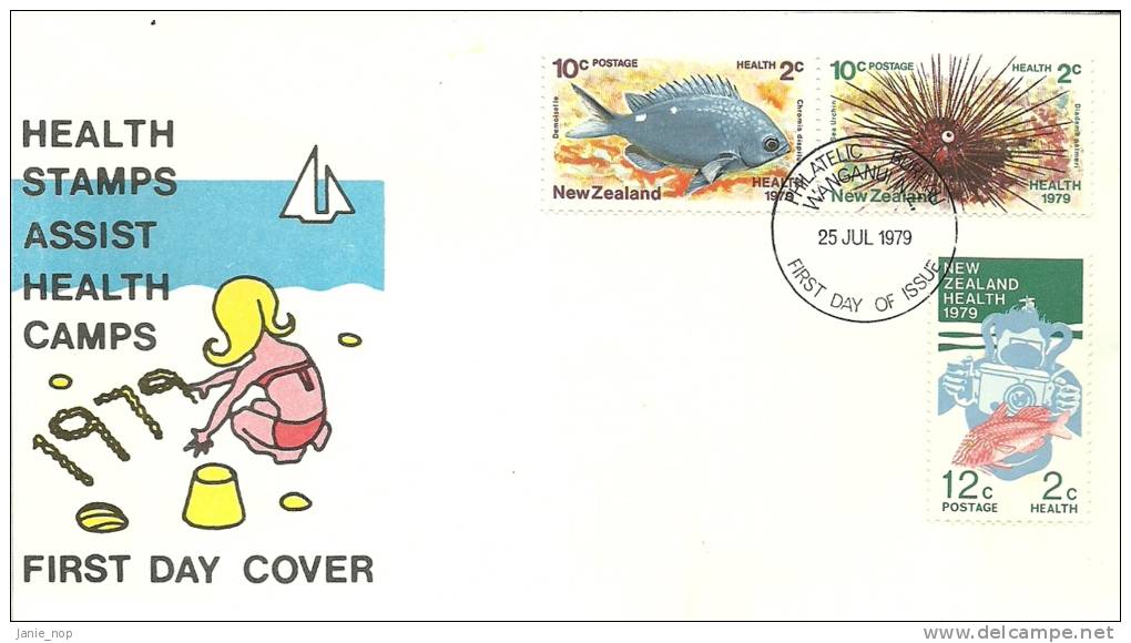 New Zealand 1979 Health Stamps FDC - FDC