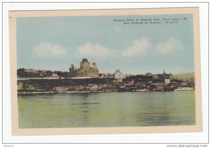 CPA - Vue De Québec De Lévis - Château Frontenac - Neuve - Québec - Château Frontenac