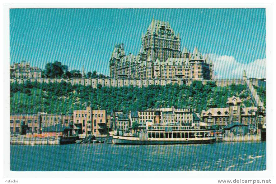 Vue De Québec De Lévis - Château Frontenac - Traversier Ferry Boat Bateau - Neuve - Québec - Château Frontenac