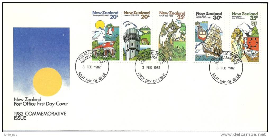 New Zealand 1982 Commemorative FDC - FDC