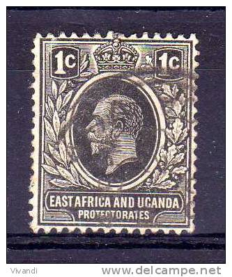 East Africa & Uganda - 1912 - 1 Cent Definitive - Used - Protectorats D'Afrique Orientale Et D'Ouganda