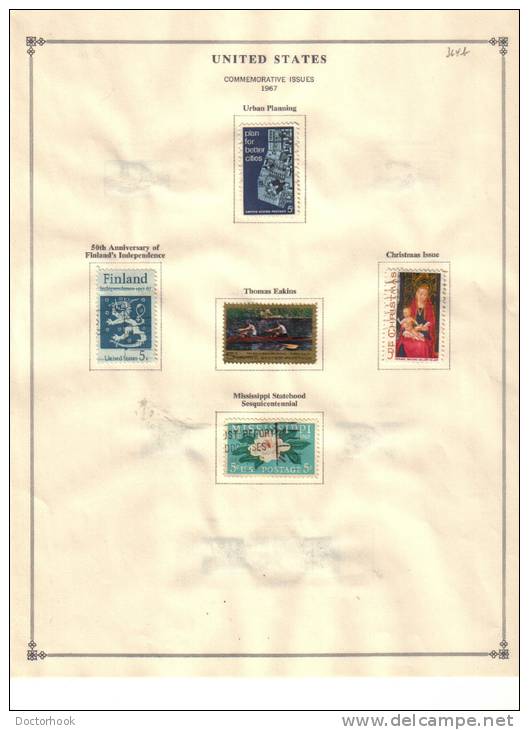 U.S.A.    Collection Of  Mounted Mint And Used As Per Scan. (6 SCANS) - Collections