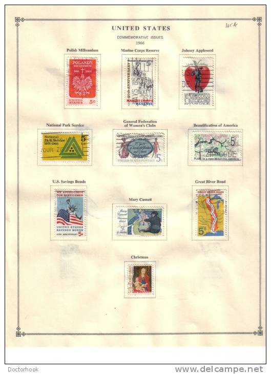 U.S.A.    Collection Of  Mounted Mint And Used As Per Scan. (6 SCANS) - Collections