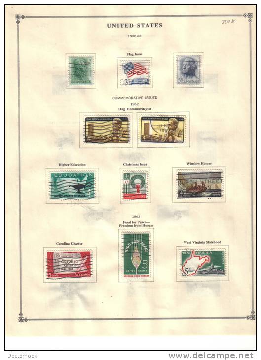 U.S.A.    Collection Of  Mounted Mint And Used As Per Scan. (4 SCANS) - Collections