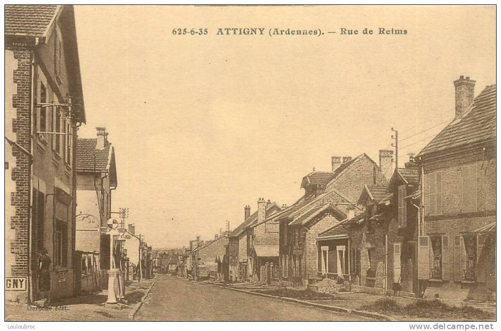 08 ATTIGNY RUE DE REIMS - Attigny