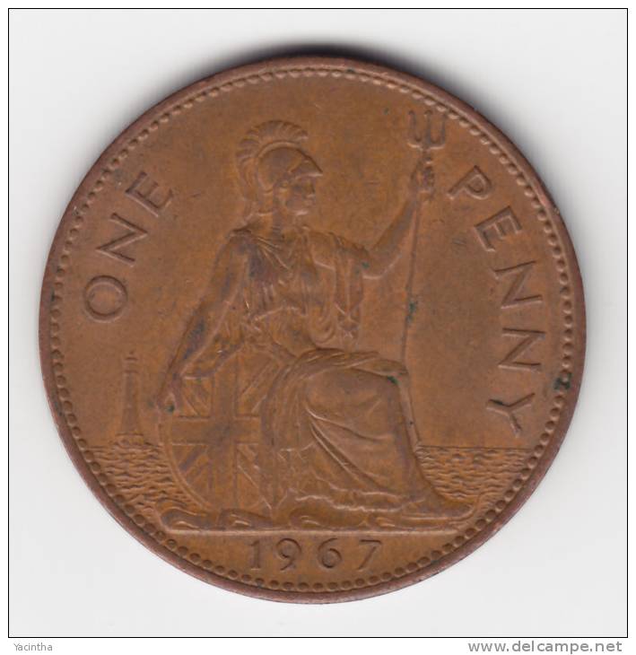 @Y@   Groot Britannië  1 Penny  1967  (C656) - D. 1 Penny