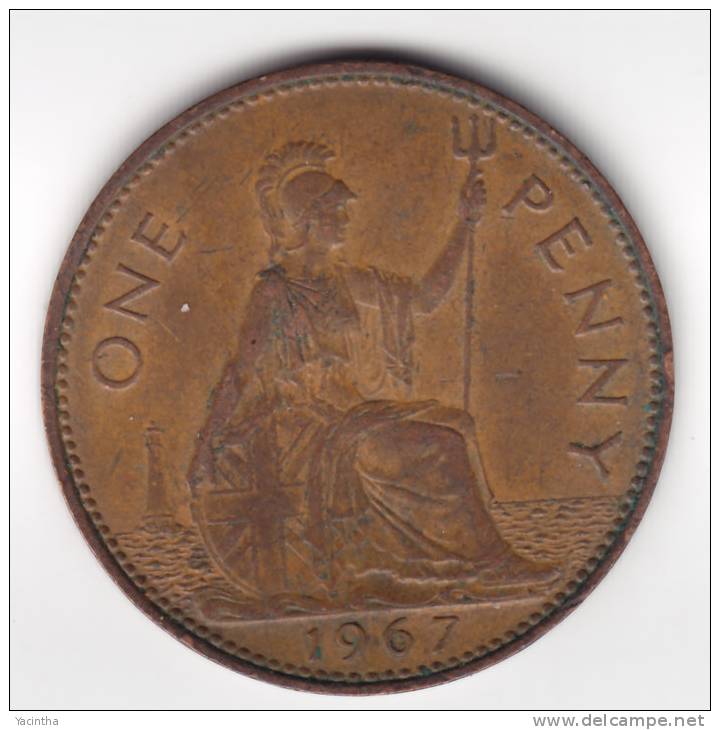 @Y@   Groot Britannië  1 Penny  1967  (C657) - D. 1 Penny