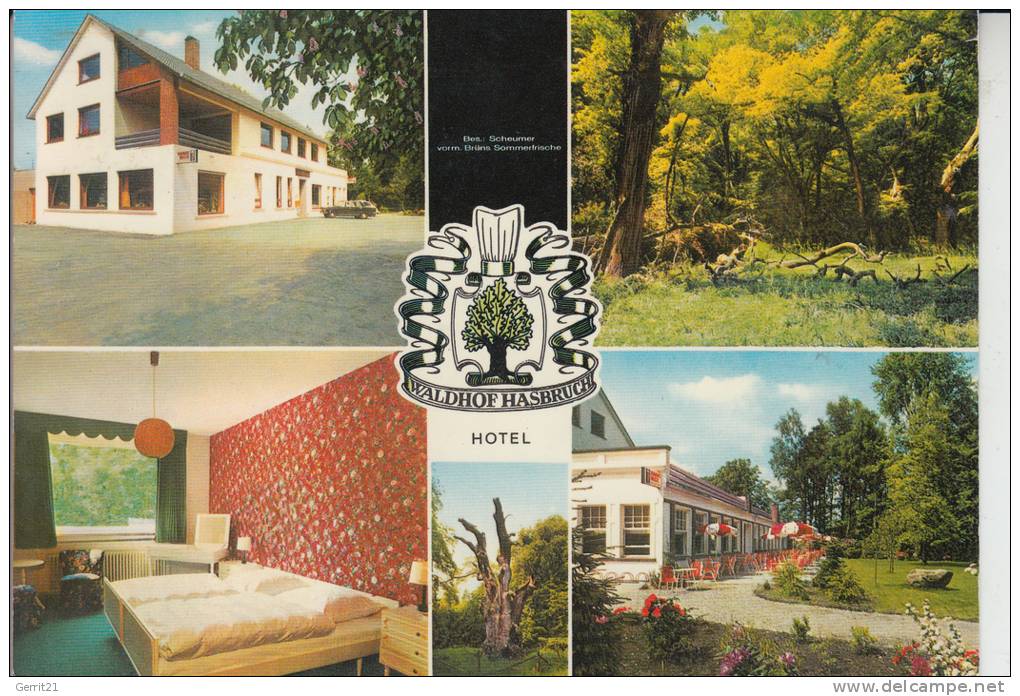 2875 GANDERKESEE - BOOKHOLZBERG, Hotel "Waldhof Hasbruch" - Ganderkesee