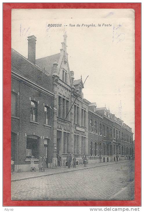 Belgique - BOUSSU - Rue Du Progrès - La Poste - Boussu