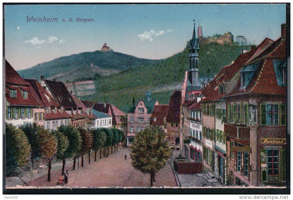 Weinheim An Der Bergstrasse - Ortsansicht - Weinheim