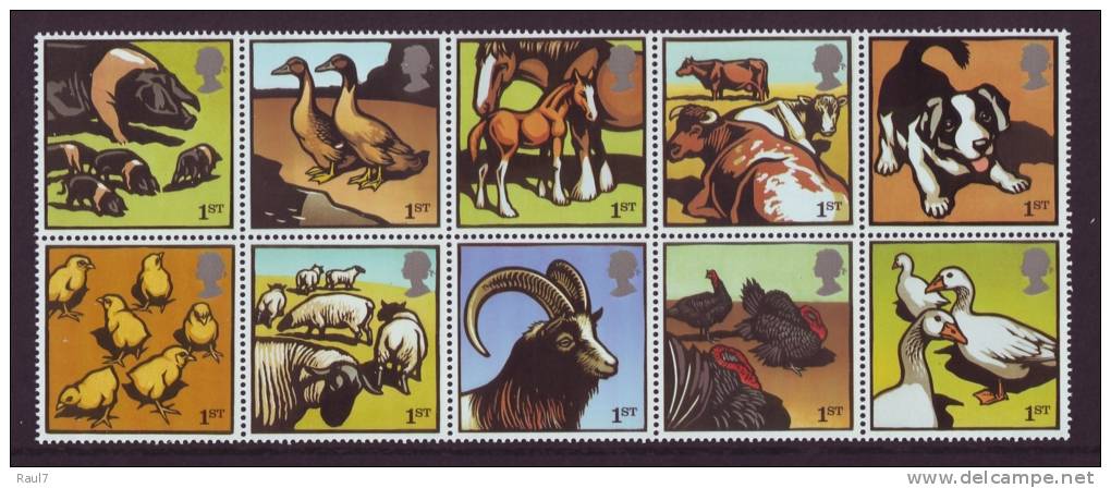 GRAND-BRETAGNE 2005 - Animaux De La Ferme  - 10v Neufs// Mnh - Unused Stamps