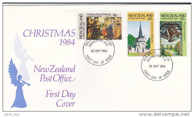 New Zealand 1984 Christmas FDC - FDC