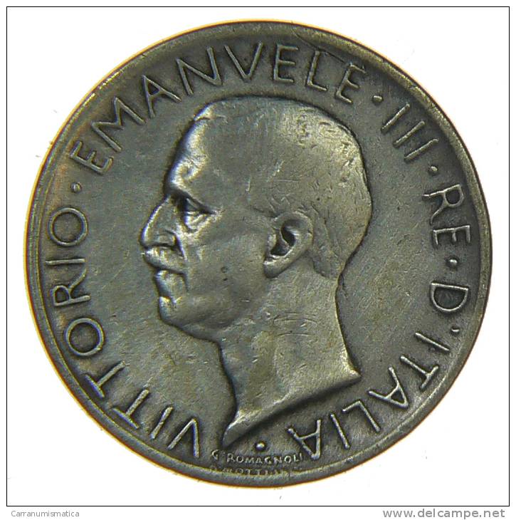 5 LIRE  ITALIA 1926 ARGENTO SILVER AQUILOTTO - 1900-1946 : Victor Emmanuel III & Umberto II