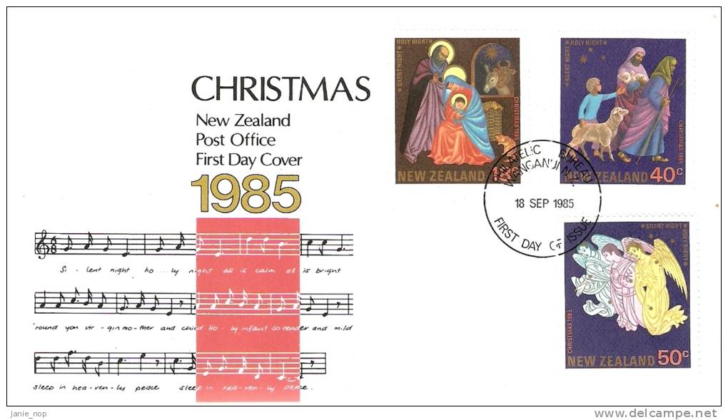 New Zealand 1985 Christmas FDC - FDC