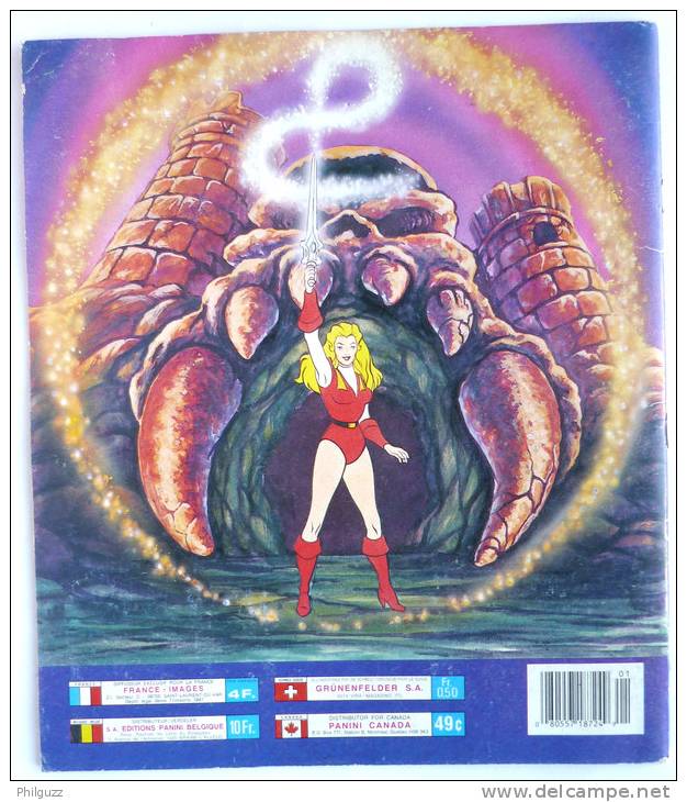 ALBUM PANINI 1987 SHE-RA PRINCESS OF POWER - INCOMPLET Manque Poster Mobile Avec Ses 18 Images. - Franse Uitgave