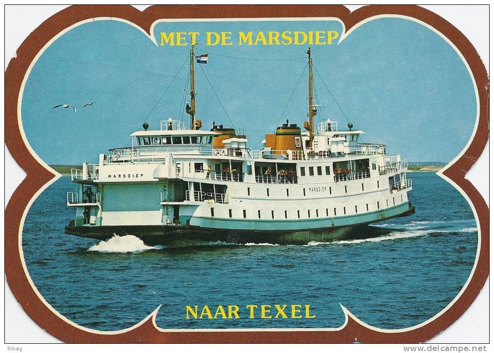 Met De Marsdiep  Naar Texel  A-719 - Texel