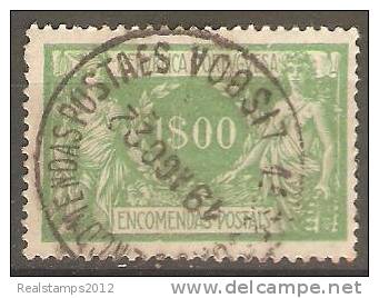 PORTUGAL (ENCOMENDAS POSTAIS) - 1920-1922,   Comércio E Indústria. Pap. Acet.  1$00  (o)    MUNDIFIL  Nº 12 - Usado