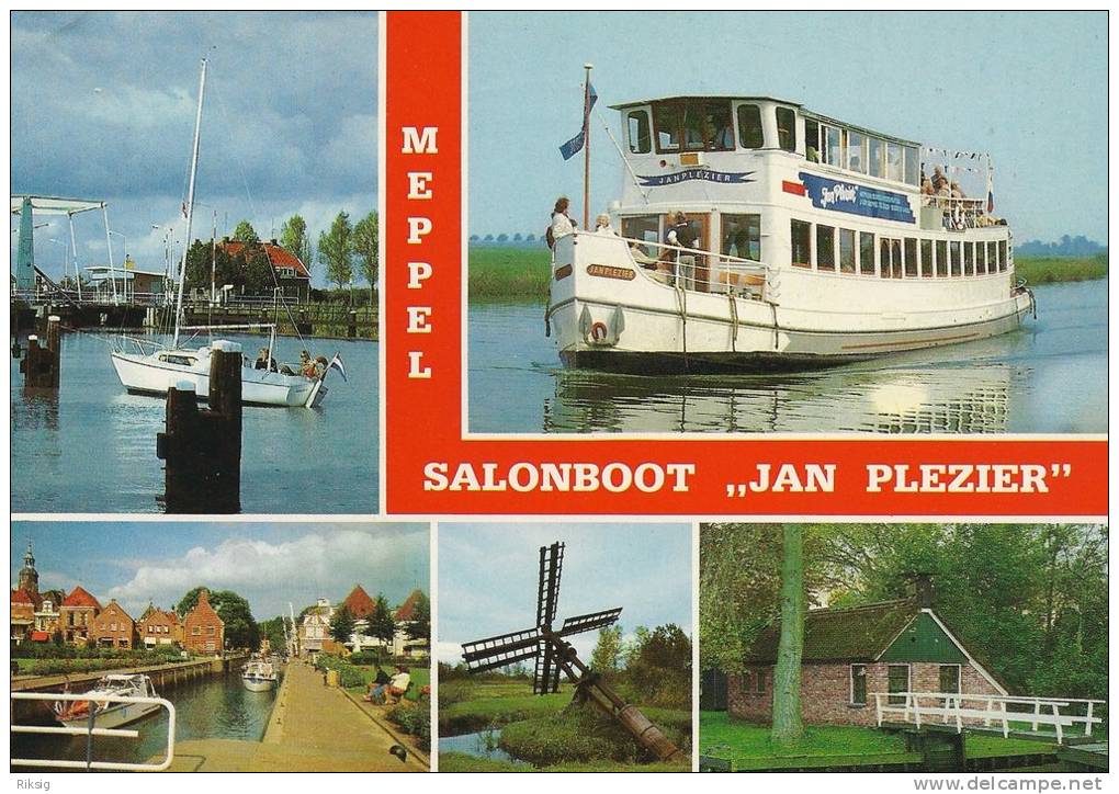 Meppel  Salonboot "Jan Plezier"  A-727 - Meppel