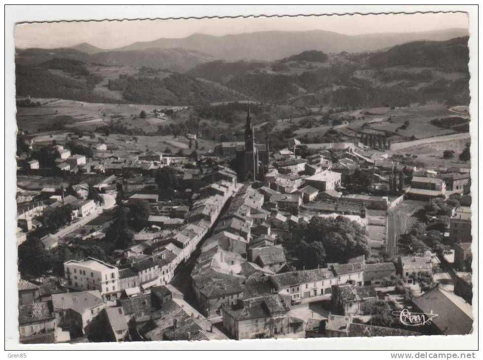 CPSM VERNOUX, VUE PANORAMIQUE, ARDECHE 07 - Vernoux