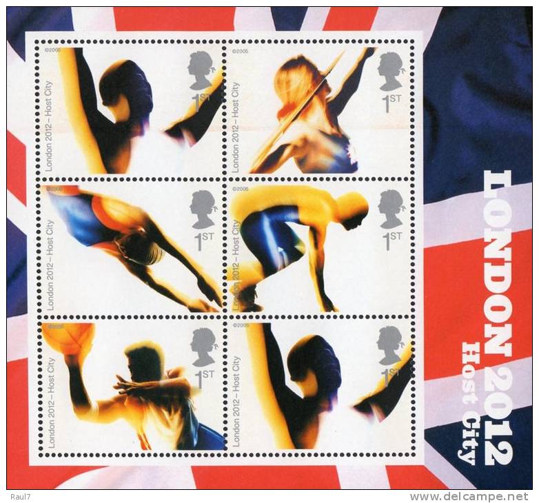 GRAND-BRETAGNE 2005 - London 2012 - BF Neufs// Mnh - Unused Stamps