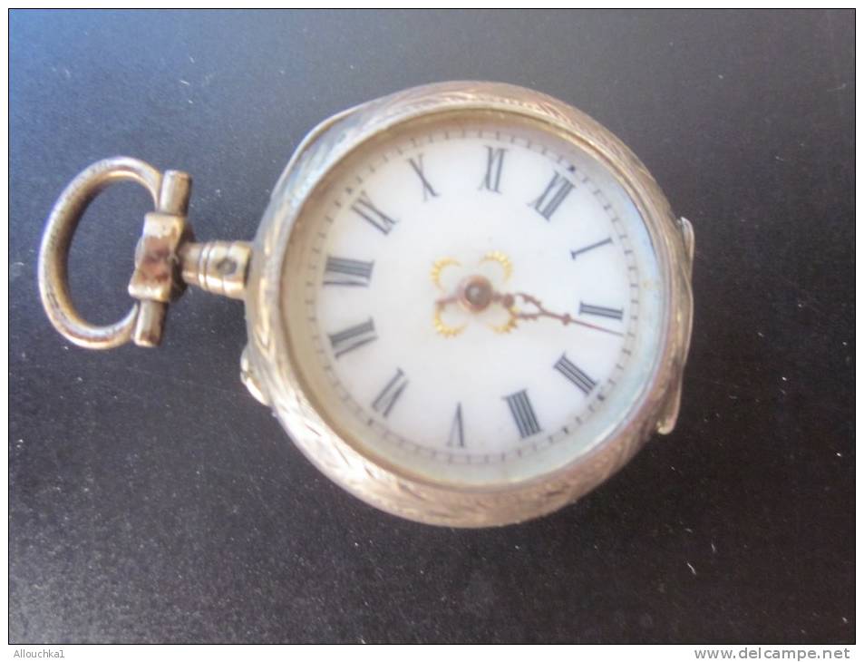 Montre Gousset à Réparer : Manque Verre, Petite Aiguille, Remontoir : Mécanisme à Réviser (à Voir) Diamètre 2,5 Cm - Taschenuhren