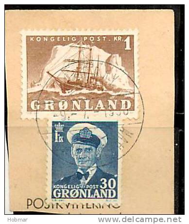 Greenland 9-6-56 Cancelled - Used Stamps