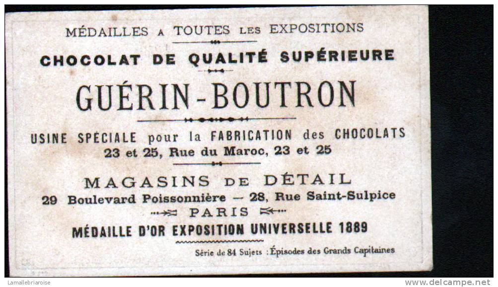 CHROMOS CHOCOLAT GUERN BOUTRON - N°80 EPISODE DES GRANS CAPITAINES - HOCHE - Guérin-Boutron