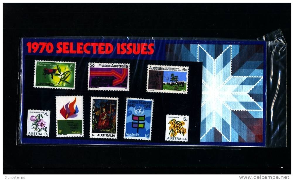 AUSTRALIA - 1970 SELECTED ISSUES  STAMP PACK - Presentation Packs