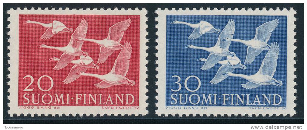 FINLAND/Finnland 1956 NORDEN Set Of 2v** - Unused Stamps
