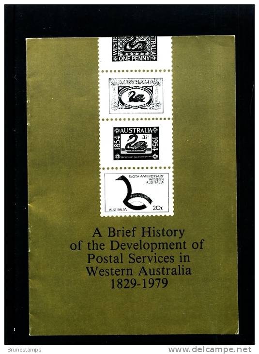 AUSTRALIA - 1979 A BRIEF HISTORY OF POSTAL SERVICES IN AUSTRALIA BOOKLET - Errors, Freaks & Oddities (EFO)