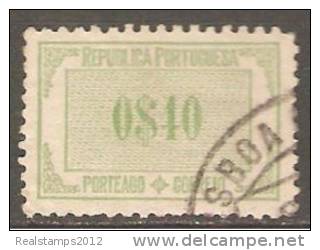 PORTUGAL  (PORTEADO) - 1932-1933.   Tipo «Etiqueta»   $40   (o)  MUNDIFIL  Nº 49 - Gebruikt