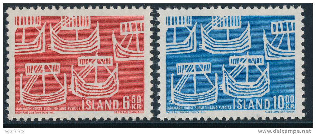 ICELAND/Island 1969 NORDEN Set Of 2v** - Nuovi