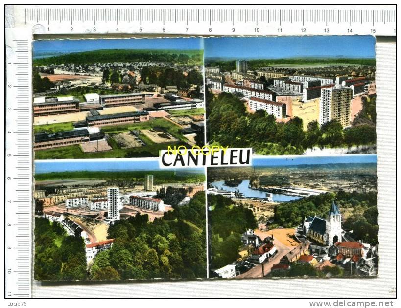 CANTELEU - 4 Vues :  Centre Départementale Enfance, Vues Générales De La Cité Verte, Eglise & Panorama Sur La Seine - - Canteleu