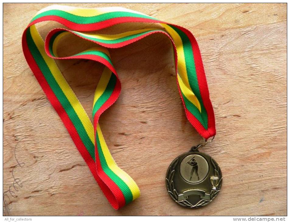 BASEBALL Medal From Lithuania, Utena 2005 C.E.B. Cup Qualification, 2 Scans - Sonstige & Ohne Zuordnung